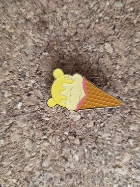 Winnie The Pooh Ice Cream Enamel Pin - Kids Accessories